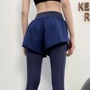 BABYYER Women's Yoga Pants, High Waist Leggings, Sport Fitness Quick Dry Shorts with Liner and Pocket - 4 of 4