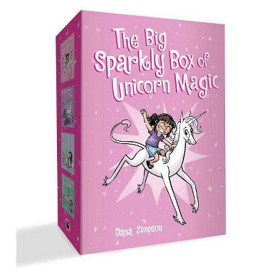 The Big Sparkly Box of Unicorn Magic - (Phoebe and Her Unicorn)by Dana Simpson (Counterpack, Filled) (Paperback)