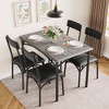 Dining Chairs Set of 2, Upholstered Dining Chairs with Back - 2 of 4