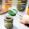 Dreyoo 2 Pack Adjustable Jar Can Opener, Multifunctional Stainless Steel Can Opener with Jar Grippe - 3 of 4