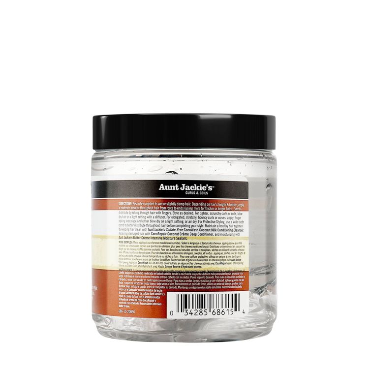 Aunt Jackie's Coconut Creme Recipes Curl Boss Coconut Curling Gelee - 15oz, 2 of 8
