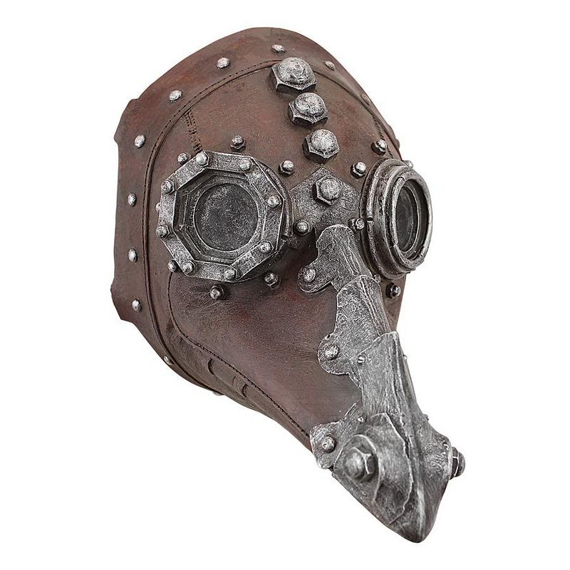 Design Toscano Doctor of Death Steampunk Plague Sculptural Mask: Set of Two, 2 of 7