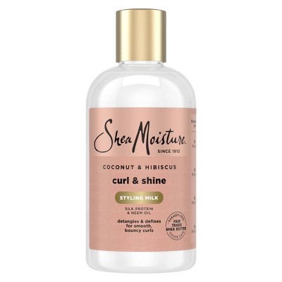 SheaMoisture Coconut & Hibiscus Curl & Style Milk For Thick Curly Hair - 8 fl oz