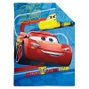 Disney Cars Rusteze Racing Team Blue, Red , and Yellow Amigo Cruz Ramirez and Jackson Storm 4 Piece Toddler Bed Set - 2 of 4