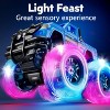 Glowing Wheels Monster Truck Toy for Boys Toddlers Ages 1-6 Years Childrens Gift Red and Green one size - 2 of 4