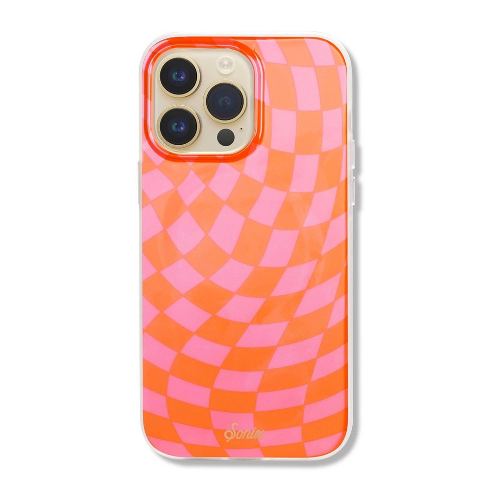 Photos - Other for Mobile Sonix Apple iPhone 14 Pro Max Case with MagSafe - Checkmate Pink/Orange 