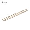 Unique Bargains Wood Miniature Garden Decorative Picket Fence 7.76 Inch Wood 2 Pcs - 3 of 4