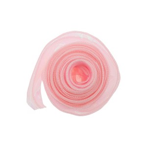 Unique Bargains Ribbon Iridescent Fishtail Organza Ribbon Polyester 354.33"x1.57" 1 Pc - 1 of 3