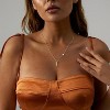Dainty Gold Necklace: 14K Gold Plated Tiny Love/Heart/Star/CZ/Leaf Pendant for Women, Everyday Jewelry - 2 of 4