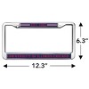 UIC School Logo Full Size Standard License Plate Metal Frame - 4 of 4