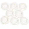 Dritz Set of 8 Home 1-9/16" Curtain Grommets White: Plastic Sewing Fasteners, Eyelets & Grommets, Grommet Kit - 2 of 4