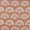 Indigo Road by Egypt Sherrod 70"x72" Meru Fan Leaf Block Printed Shower Curtain Dusty Terracotta - 4 of 4