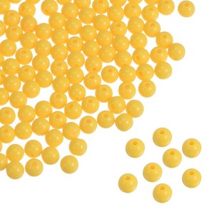 Unique Bargains Loose Craft DIY Earring Necklace Making Acrylic Round Beads 4200 Pcs - 1 of 4