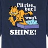 Boys' - Garfield - Rise But Won't Shine Long Sleeve Graphic T-Shirt - 2 of 4