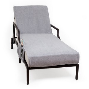 Linum Home Textiles 100% Turkish Cotton Standard Size Chaise Lounge Cover - 1 of 3