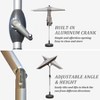 PAGED Rectangle Patio Umbrella Modern Market Umbrella with Lift, Tilt, Crank for Garden and Poolside, Umbrella Base Not Included - 4 of 4