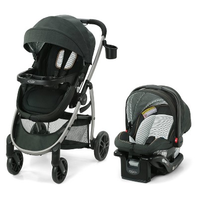 black stroller travel system