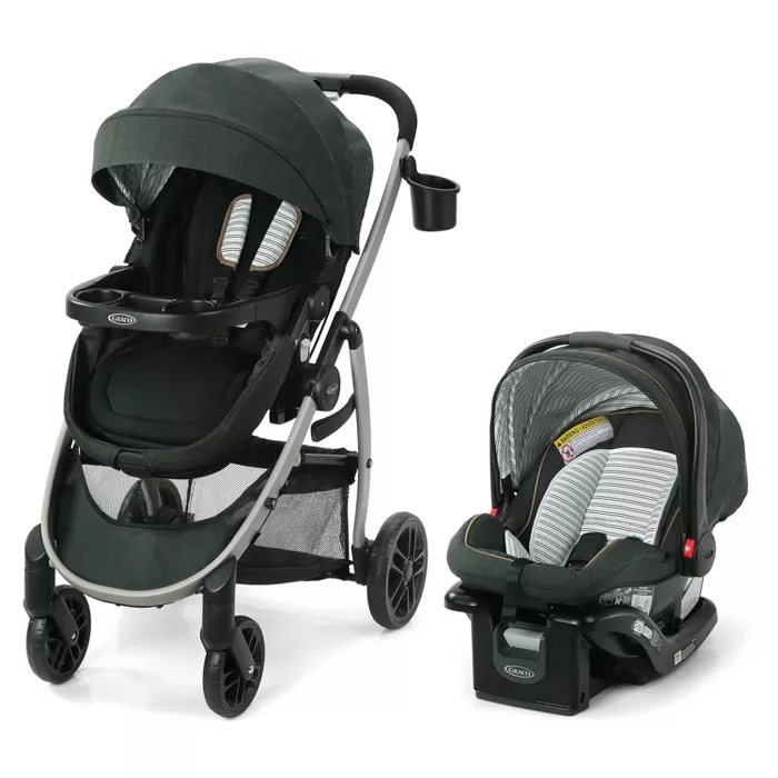 Graco Modes Pramette Travel System with SnugRide Infant Car Seat - Britton