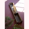Wooden Tray with Four Candle Holders – Eco-Friendly Design by Kalalou - 3 of 4
