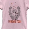 Girl's Star Wars Chewbacca I Chews You T-Shirt - 2 of 4