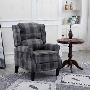 Vintage Armchair Sofa Comfortable Upholstered leisure chair / Recliner Chair for Living Room - 1 of 4