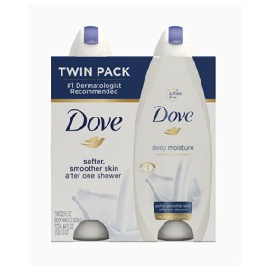 Dove Deep Moisture Body Wash - 22 fl oz/2pk