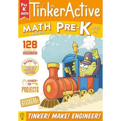 Tinkeractive Workbooks: Pre-K Math - by  Nathalie Le Du & Odd Dot (Paperback)