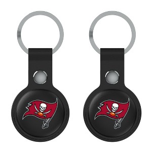 Keyscaper NFL NFC Teams Insignia Black Airtag Holder 2-Pack - 1 of 4