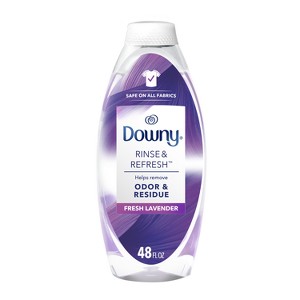 Downy Rinse & Refresh Laundry Odor Remover And Fabric Softener - Fresh Lavender - 48 fl oz - 1 of 4