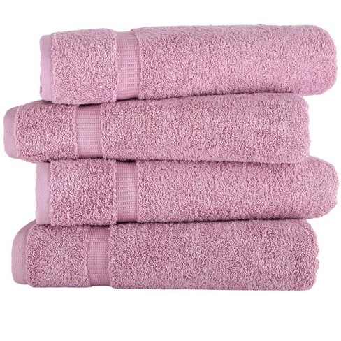 Becky Cameron 4-Piece Light Blue Ultra Soft Cotton Bath Towel Set