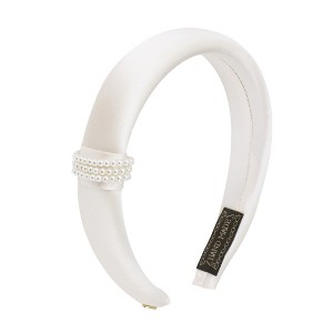 Unique Bargains Luxury High Cranium Pearl Headbands 1 Pc - 1 of 4