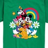 Boys' - Disney - Character Group Rainbow Flower Short Sleeve Graphic T-Shirt - 2 of 4