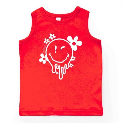 The Juniper Shop SmileyWorld Melting Outline Youth Tank Top