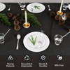 ROVSUN 400pc Gold Disposable Dinnerware Set for 50 Guests for Party - 3 of 4