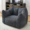 Comfy Bean Bag Chair Accent Chair for Gaming Reading, Lazy Oversized Sofa Lounge Chair,  Adult Bean Bag Couch - ModernLuxe - 2 of 4