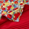 Greenland Home Fashions Poppies Throw Blanket, Vibrant Floral Botanical Print – 50X60 Inches - 4 of 4