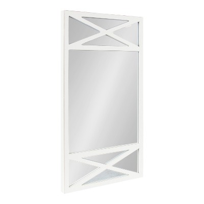 Kate And Laurel Thacker Framed Wall Mirror 22x40 White Target   GUEST 88648108 D7e8 4131 Bb95 2f759666d6cb