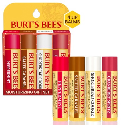 Burt's Bees Lip Balm Festive Fix Gift Set- 4ct