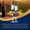 NutriChef Crystal Champagne Flutes - Ultra Clear, Elegant Champagne Glasses, Hand Blown - 2 of 4