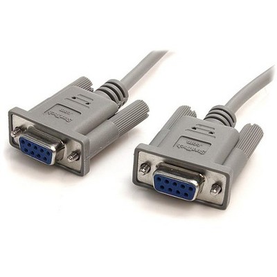StarTech.com Serial Null modem cable - DB-9 (F) - DB-9 (F) - 3 m - DB-9 Female - DB-9 Female - 10ft