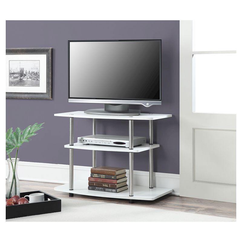 Designs2Go 3 Tier TV Stand for TVs up to 32" - Breighton Home, 4 of 5