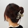 Unique Bargains Women's Metal Hair Claws 5.47"x2.32"x1.61" 1Pc - 2 of 4