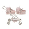 Olivia's Little World Polka Dot Princess Baby Doll Twin Bassinet Stroller, Pink - 4 of 4