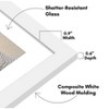 Americanflat Picture Frame with shatter-resistant glass - Available in a variety of sizes and styles - 3 of 4