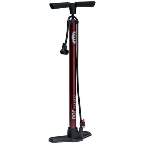 Bell Sports Zephyr 350 Steel Bicycle Floor Pump Maroon Target