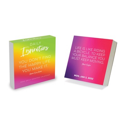 2022 Desktop Daily Calendar Daily Inspiration - The Time Factory