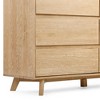 Max & Lily Solid Wood Scandinavian 6-Drawer Dresser - 4 of 4