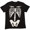 #followme Halloween T-Shirt for Women Skeleton & Pumpkin - 100% Cotton - 4 of 4