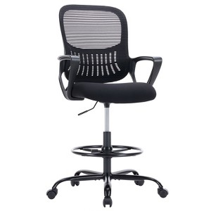 NicBex Adjustable Height Home Office Mesh Chairs with Fixed Armrest and Wheels for Work Study - 1 of 4