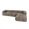 122" L-Shaped Sectional Sofa with Chaise Lounge & High-Density Foam - 2 of 4